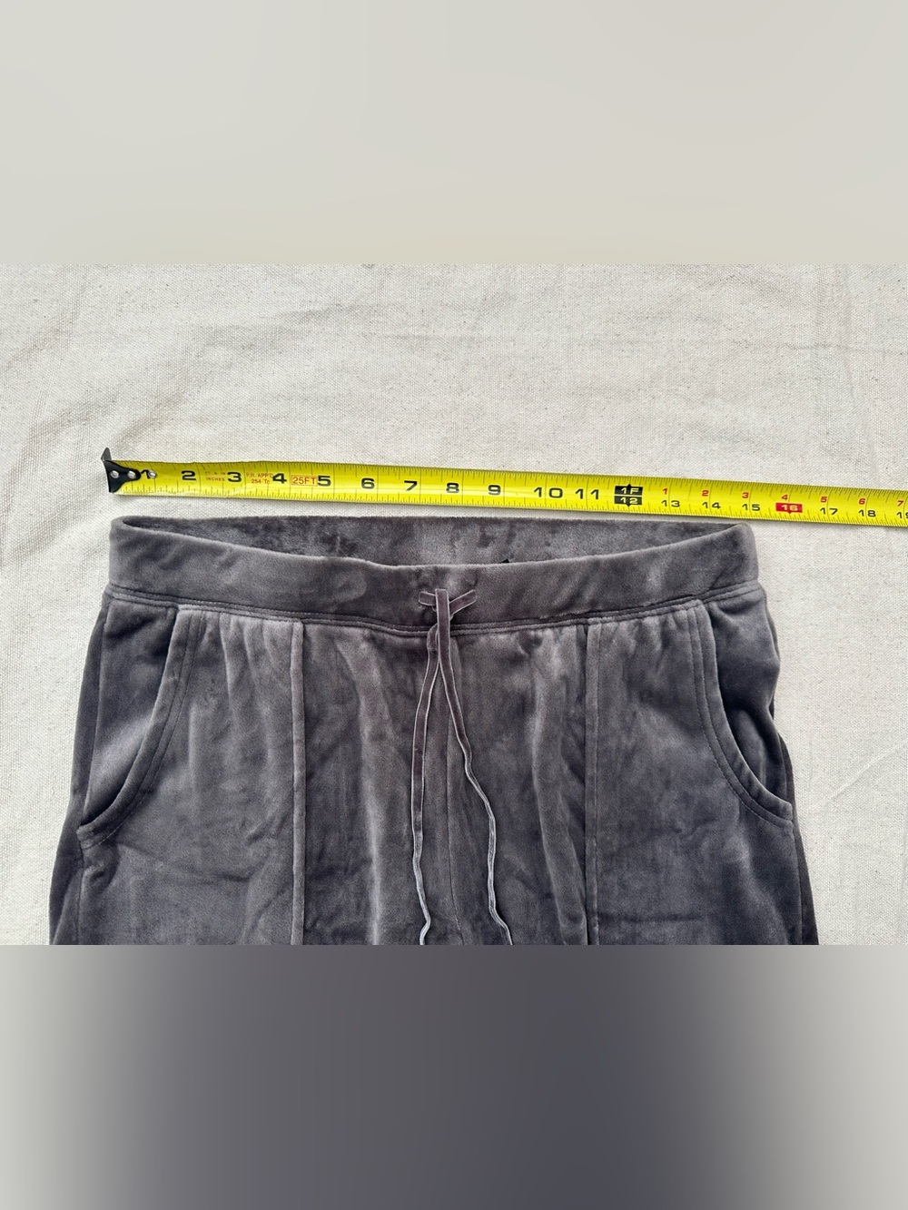 House Of Harlow 1960 Womens Small Gray Velour Joggers Lounge Casual Sweatpants - Picture 3 of 7